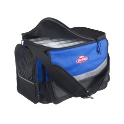 GEANTĂ SPINNING + 4 CUTII BERKLEY SYSTEM BAG, X-LARGE, BLUE/GRAY/BLACK, 47x21.5x31CM