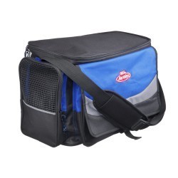 GEANTĂ SPINNING + 4 CUTII BERKLEY SYSTEM BAG, X-LARGE, BLUE/GRAY/BLACK, 47x21.5x31CM