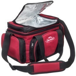 GEANTĂ SPINNING + 4 CUTII BERKLEY SYSTEM BAG, LARGE, RED/BLACK, 34x23x23CM