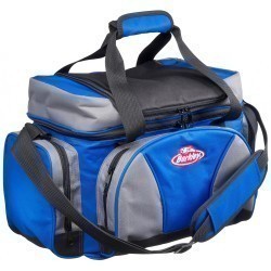 GEANTĂ SPINNING + 4 CUTII BERKLEY SYSTEM BAG, LARGE, BLUE/GRAY/BLACK, 47x21.5x31CM﻿