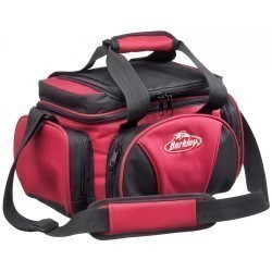 GEANTĂ SPINNING + 4 CUTII BERKLEY SYSTEM BAG, LARGE, RED/BLACK, 34x23x23CM