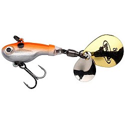 Spinnertail Berkley Pulse Spintail, Orange Glitter, 5cm/5g