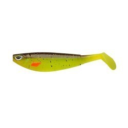 Shad Berkley Sick Flanker Brown Chartreuse 8cm 1buc/plic