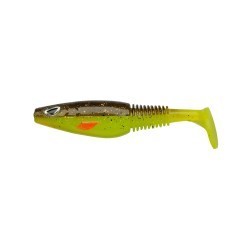 Shad Berkley Sick Swimmer Brown Chartreuse 9cm 1buc/plic