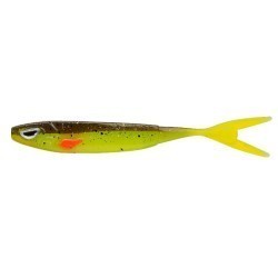 Shad Berkley Sick Vamper Brown Chartreuse 9cm 1buc/plic