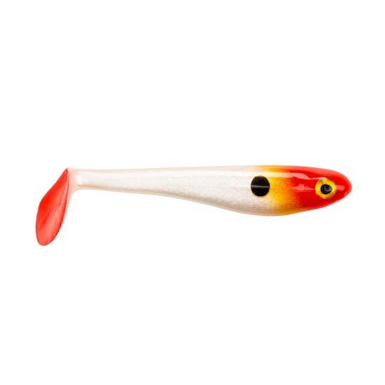 SHAD BERKLEY POWERBAIT HOLLOW BELLY RED HEAD 10CM 4BUC/PLIC