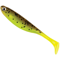 SHAD BERKLEY POWERBAIT® SNEAKSHAD BROWN-CHARTREUSE 7.5CM 4BUC/PLIC