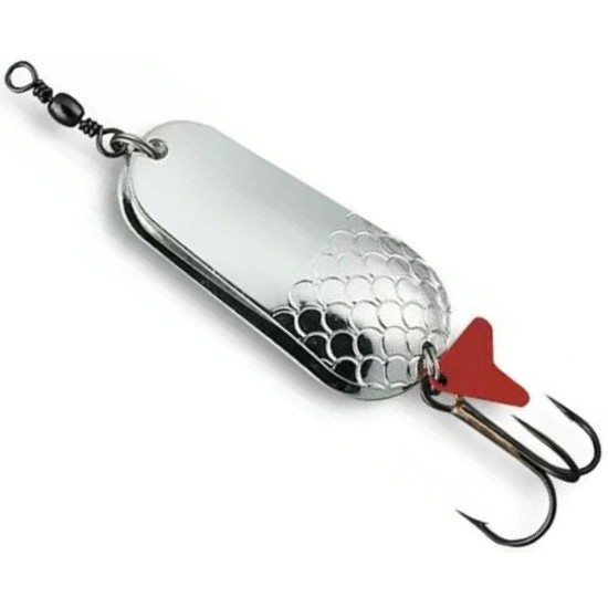 Linguriță oscilantă DAM Effzett Twin Silver-Silver 5.5cm/22g