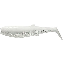 Shad Savage Gear Cannibal Shad White Flash 6.8cm/3g, 1buc/plic