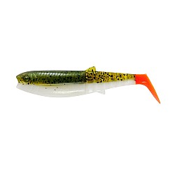 Shad Savage Gear Cannibal Shad Olive Hot Orange 6.8cm/3g, 1buc/plic