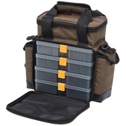 Geantă spinning + 6 cutii Savage Gear Specialist Lure Bag Small, 25x35x14cm, 8L