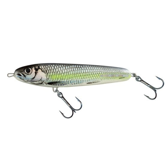 Vobler Salmo Sweeper, Sinking, Silver Chartreuse Shad, 10cm/19g