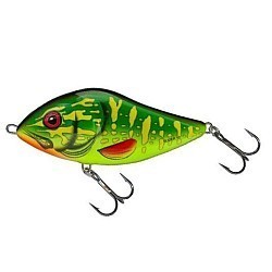 Vobler Salmo Slider, Floating, Green Pike, 10cm/46g