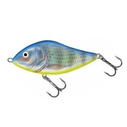 Vobler Salmo Slider, Sinking, Holographic Albino Perch, 7cm/21g