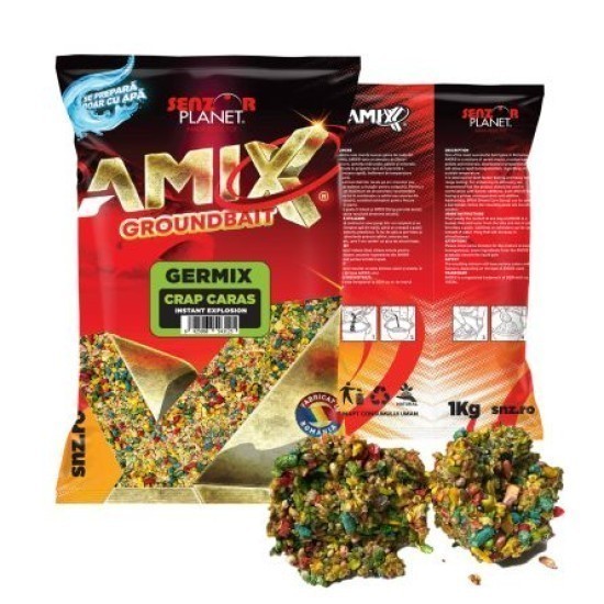 Amestec de nădire Senzor Planet Germix, Crap-Caras, 1kg