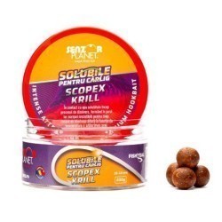 Boilies solubil pentru cârlig Senzor Planet, Scopex & Krill, 16-18mm/200g