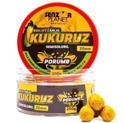 Boilies Semisolubil Senzor Planet Kukuruz Porumb 20mm, 200g