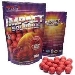 Boilies solubil Senzor Planet 20mm, Căpșună, 1kg