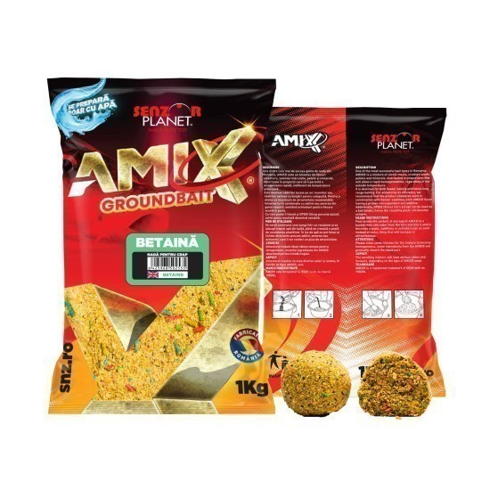 Nadă Senzor Planet AMIX Groundbait, Betaină, 1kg