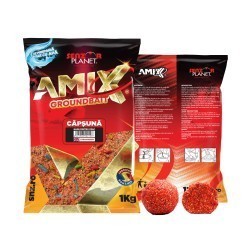 Nadă Senzor Planet AMIX Groundbait, Căpșună, 1kg