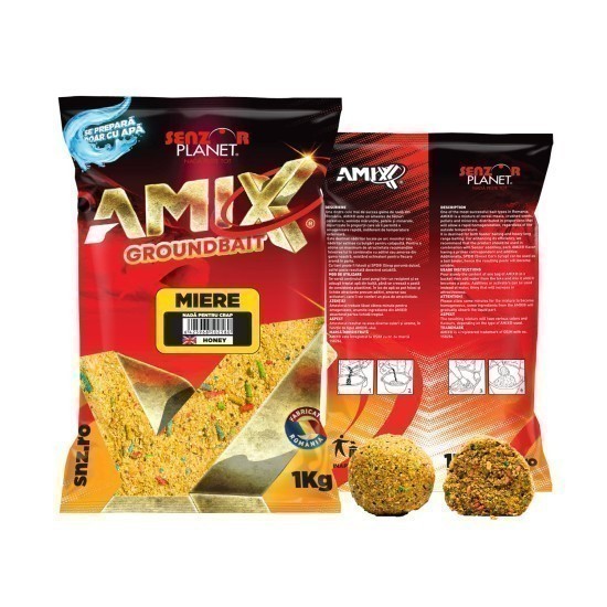 Nadă Senzor Planet AMIX Groundbait, Miere, 1kg