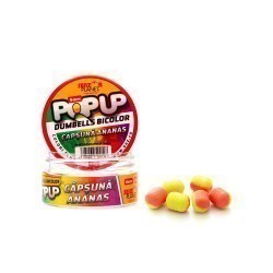 Pop-up dumbells Senzor Planet Bicolor, Căpșună-Ananas, 6mm/15g