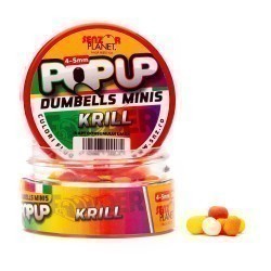 Pop up dumbells Senzor Planet Minis, Krill, 4-5mm/10g