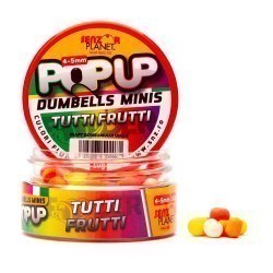 Pop up dumbells Senzor Planet Minis, Tutti Frutti, 4-5mm/10g