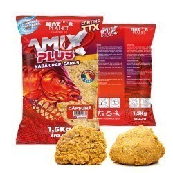 Nadă Senzor Planet Amix Plus Căpșună, 1.5kg