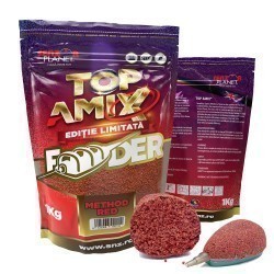 Nadă Top Feeder Amix Method Red (Căpșună/N-Butyric), 1kg