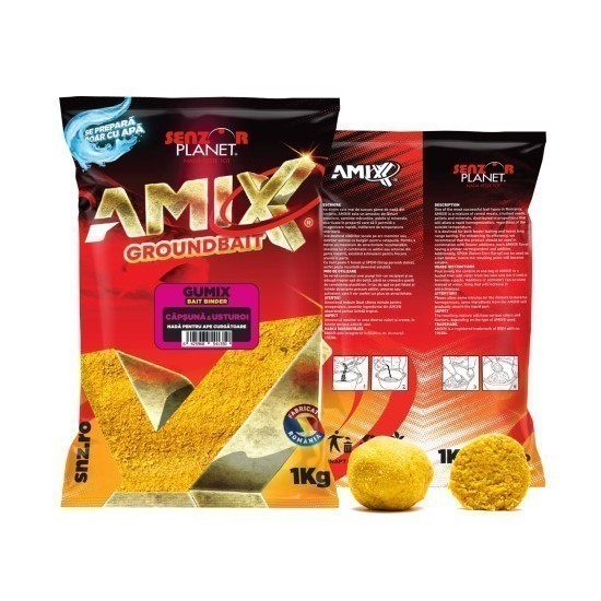 Groundbait Senzor Planet Gumix, Căpșună Usturoi, 1kg Groundbait Senzor Planet Gumix, Căpșună Usturoi, 1kg
