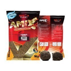 Nadă Senzor Planet AMIX Groundbait, Cânepă Prăjită, 1kg