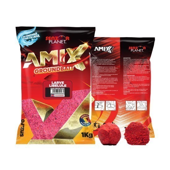 Nadă Senzor Planet AMIX Groundbait, Larve Libelule, 1kg