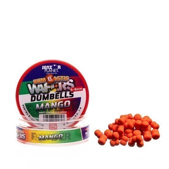Wafters dumbells Senzor Planet Bumbastic, 6-8mm, Mango, 25g