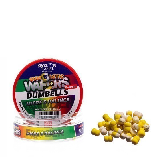 Wafters dumbells Senzor Planet Bumbastic, 6-8mm, Miere & Pălincă, 25g