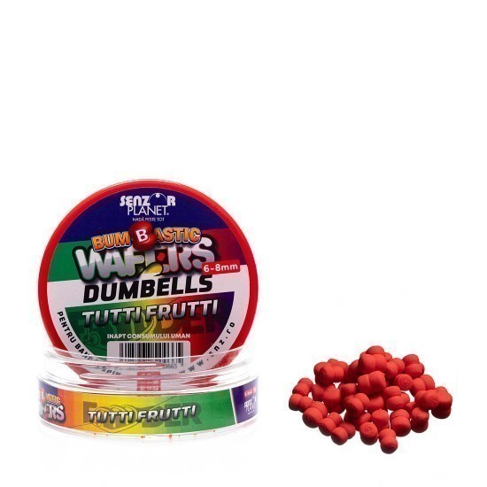 Wafters dumbells Senzor Planet Bumbastic, 6-8mm, Tutti-Frutti, 25g