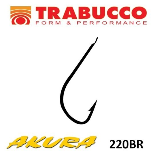 Cârlige Trabucco Akura 220BR, Nr.2, 15buc/plic Cârlige Trabucco Akura 220BR, Nr.2, 15buc/plic