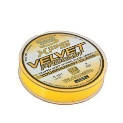 Fir monofilament Trabucco S-Force XPS Velvet Procast, Yellow, 0.18mm/3.34kg/300m