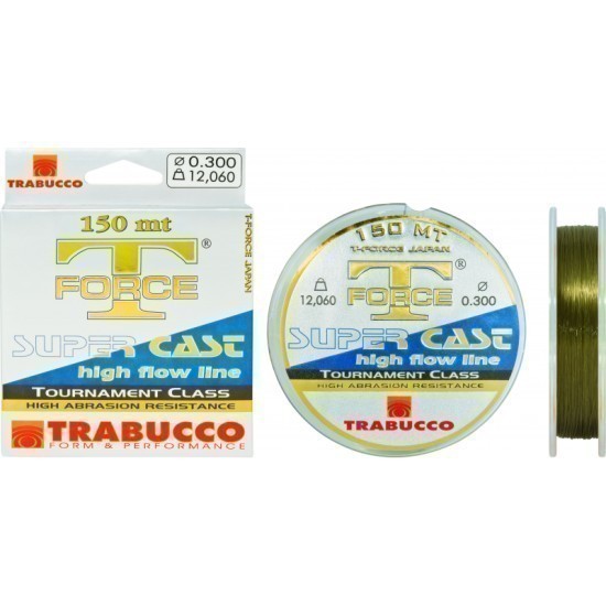 Fir monofilament Trabucco T-Force Super Cast, 0.14mm/150m Fir monofilament Trabucco T-Force Super Cast, 0.14mm/150m