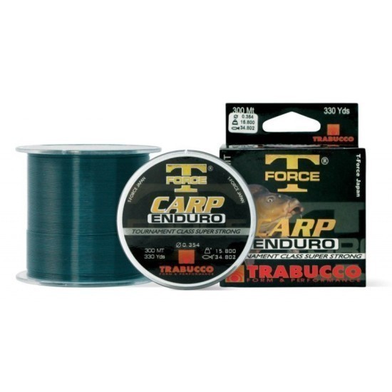 Fir monofilament Trabucco T-Force Carp Enduro, Bleumarin, 0.30mm/11.9kg/300m Fir monofilament Trabucco T-Force Carp Enduro, Bleumarin, 0.30mm/11.9kg/300m