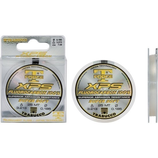 Fir fluorocarbon Trabucco T-Force XPS, 0.18mm/3.21kg/25m Fir fluorocarbon Trabucco T-Force XPS, 0.18mm/3.21kg/25m
