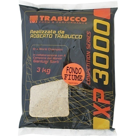 Nadă Groundbait Trabucco XP 3000, Fondo Fiume, 3kg Nadă Groundbait Trabucco XP 3000, Fondo Fiume, 3kg