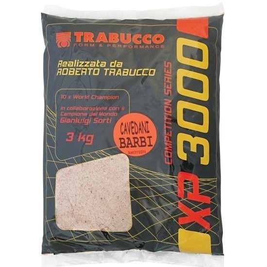 Nadă Groundbait Trabucco XP 3000, Cavedani-Barbi Formaggio Rossa, 3kg Nadă Groundbait Trabucco XP 3000, Cavedani-Barbi Formaggio Rossa, 3kg