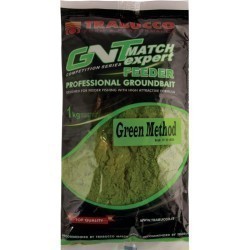 Nadă Groundbait Trabucco GNT Match Expert Feeder, Green Method, 1kg/pungă