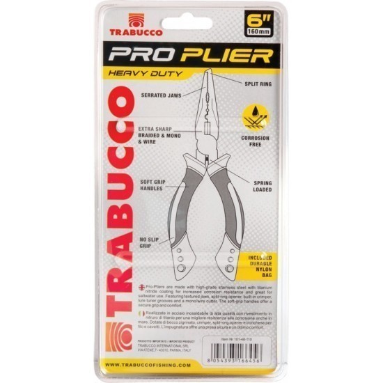 Cleşte Trabucco Pro Plier Heavy Duty 6", 16cm
