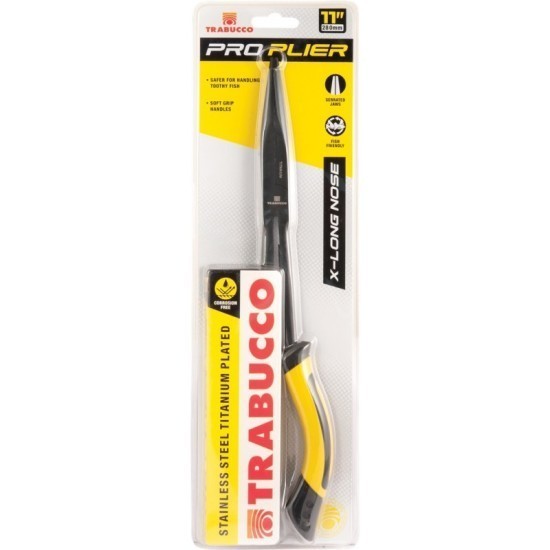 Cleşte Trabucco Pro Plier X-Long Nose 11", 28cm Cleşte Trabucco Pro Plier X-Long Nose 11", 28cm