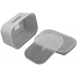 Cutie momeală cu sită Trabucco XPS Bait Box Riddle, White, 0.5L