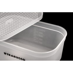 Cutie momeală cu sită Trabucco XPS Bait Box Riddle, White, 0.5L