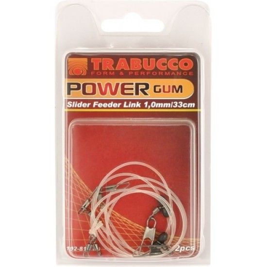 Montură Power Gum Trabucco PG Slider Feeder Rig, 1mm/33cm