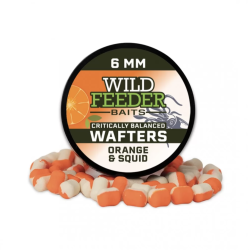 Wafters Wild Feeder Baits Wafters, Orange & Squid, 6mm